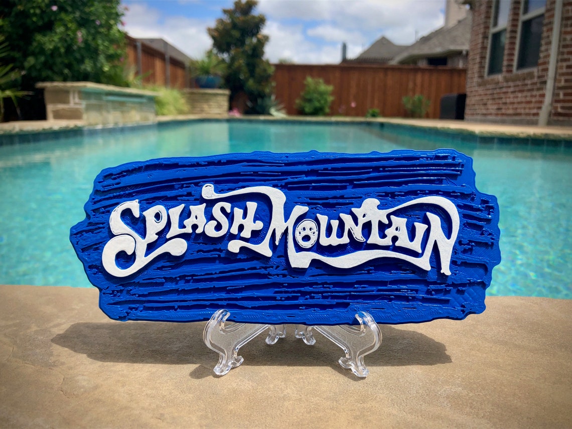 Disney Splash Mountain Inspired Sign Etsy