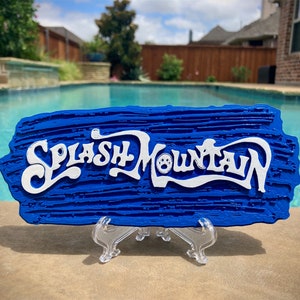 Disney Splash Mountain Inspired Sign
