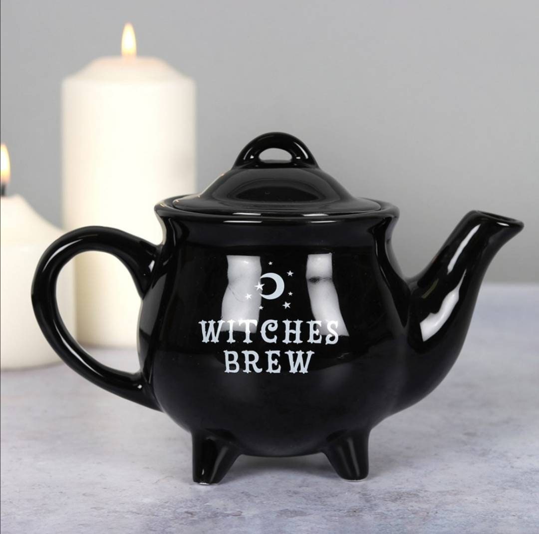 Witches brew tea pot teapot tea pot gothic teapot gothic Etsy