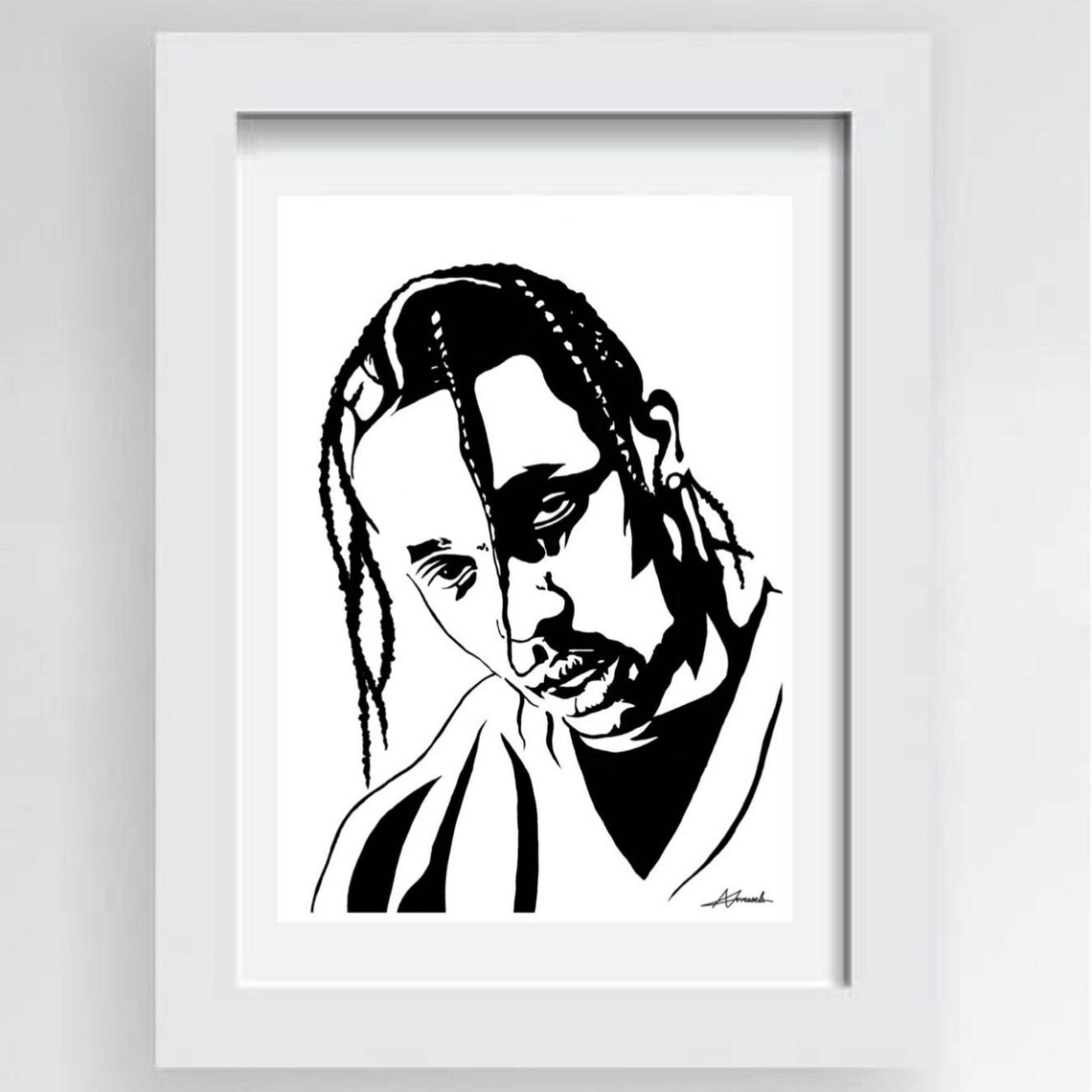 travis scott swoosh stencil