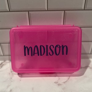 Personalized Supply Box | Custom Supply Box | Personalized School Supplies Box |School supply holder | Back to School |Name supply box
