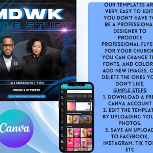 Bible Study Church Template Canva