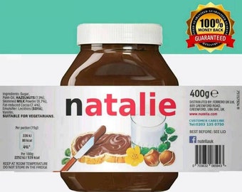Nutella Label - Etsy UK
