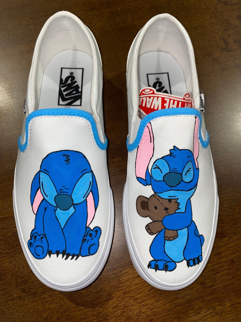 Stitch HandPainted Custom Vans/ Lilo and Stitch/ Disney
