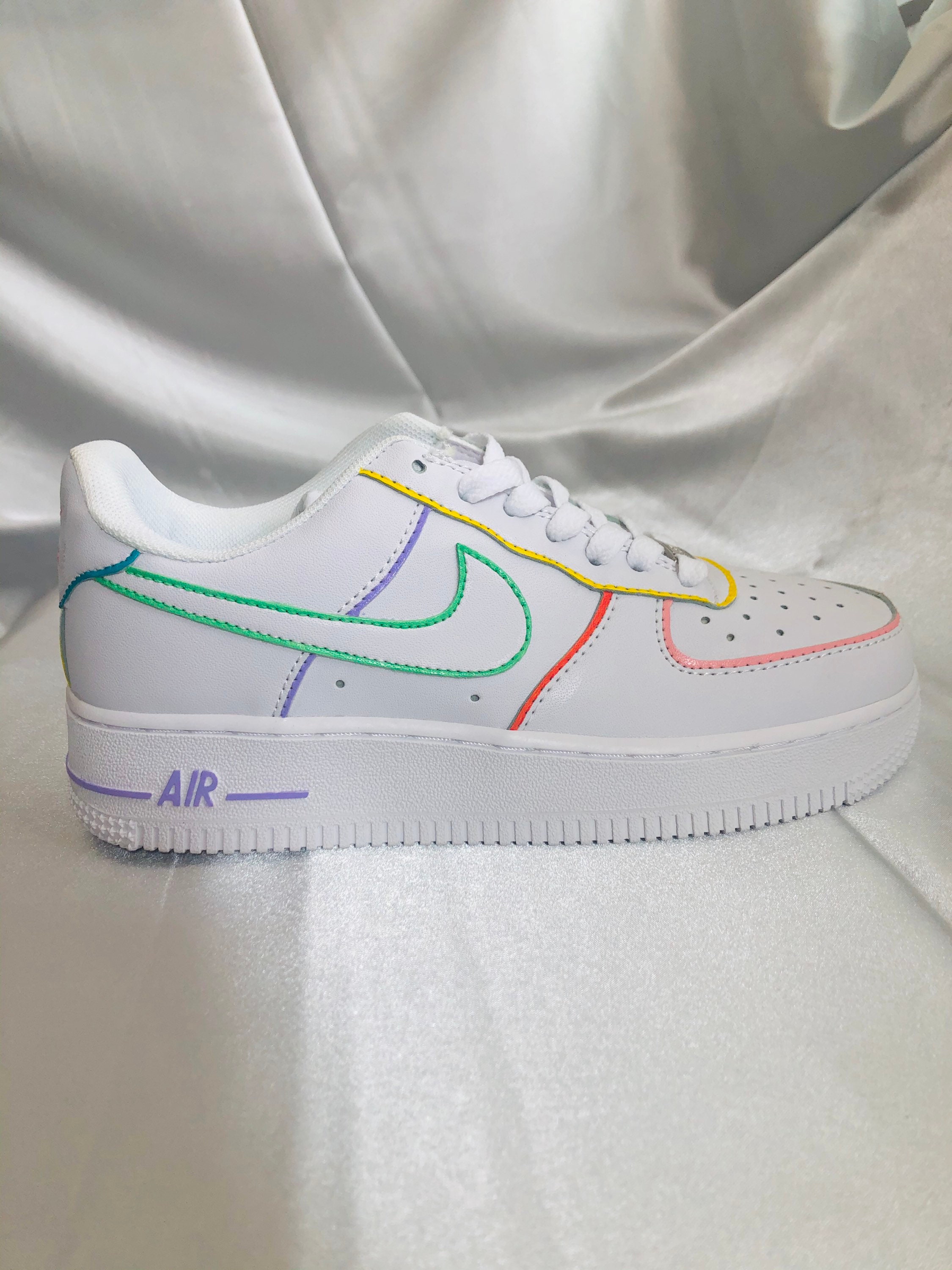 nike air force 1 light green