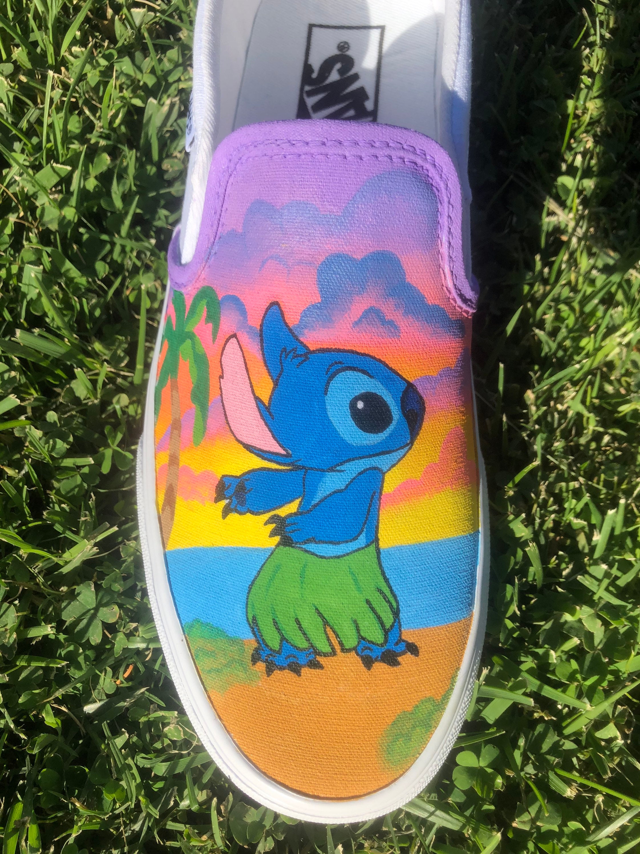 Lilo and Stitch Hand-Painted Vans/ Lilo and Stitch Dancing/ | Etsy