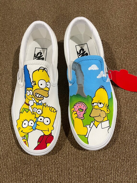 simpsons donut vans
