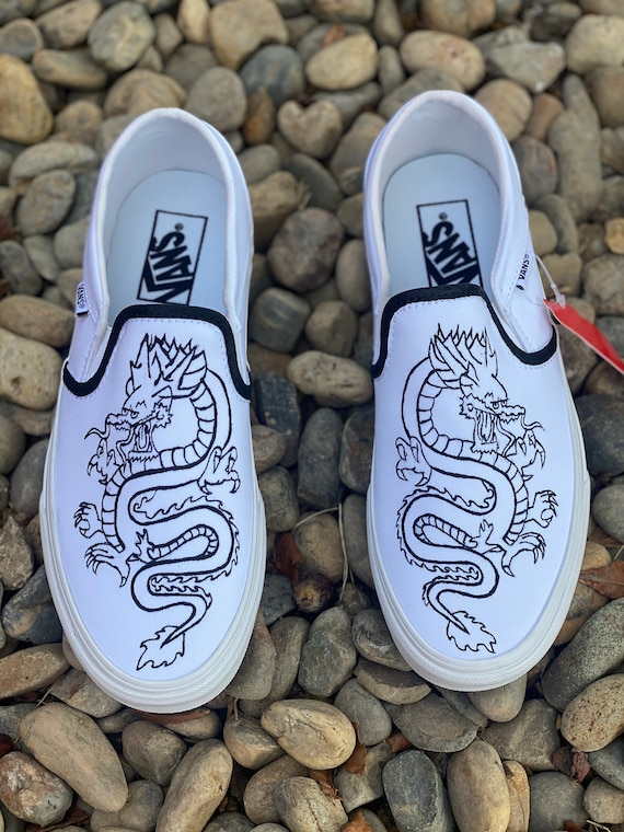 dragon vans slip on