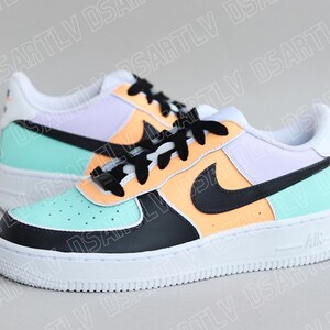 Nike Air Force 1 Chaussures pastel Custom Sneakers | Etsy Nike Air Force 1 Chaussures pastel Custom Sneakers | Etsy
