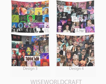 Rapper Collage Tapestry 2025