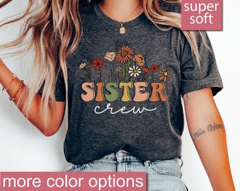 Schwester Shirts Geschenke, Shirt für Schwester, Geschenk für Schwestern, Schwester Geburtstagsgeschenk, beste Freundin Geschenk, Geschenk für Töchter, Schwestern passendes T-Shirt