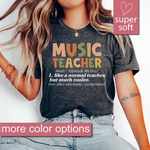 Music Teacher Shirt, Music Teacher Gift, Music Shirt, Music Gift, Music Gifts, Music Lover Gift, Music Shirt, Teacher Definition Shirt Gifts