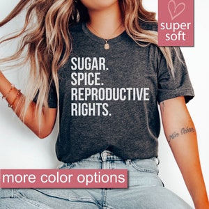 Sugar Spice And Reproductive Rights Feminist Shirt Feminist Shirt Feminist Shirt Social Justice Shirt Human Rights Shirt Civil Rights