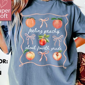 Comfort Colors® Fourth Grade Teacher Shirt, 4th Grade Teacher Shirt, 4th Grade T-Shirt, Fourth Grade TShirt, Elementary School, Teaching Tee
