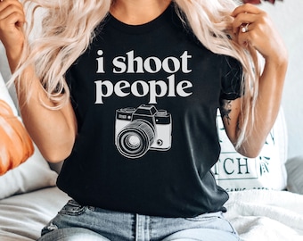 I Shoot People Tshirt Photographer Tshirt Photographer Gift Photographer Shirt Camera Shirt Photography, Premium Mens Womens Unisex Shirt