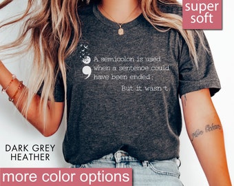 Mental Health Shirt, Semicolon Shirt, Anti Suicide Shirt,Mental Health Awareness, Counselor Shirt, Premium Mens Womens Unisex Adult Shirt