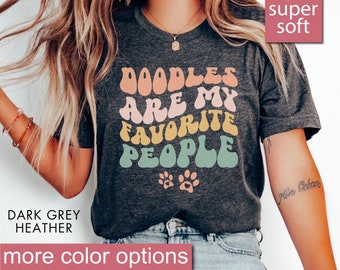 Camisa de mamá garabato, regalos de garabato dorado, camisa de mamá de perro, regalo de mamá de perro, perro garabato, camisa de perro divertida, regalo del dueño del perro, camiseta de mamá de piel, camisa de perro