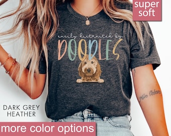 Camisa de mamá garabato, regalos de garabato dorado, camisa de mamá de perro, regalo de mamá de perro, perro garabato, camisa de perro divertida, regalo del dueño del perro, camiseta de mamá de piel, camisa de perro