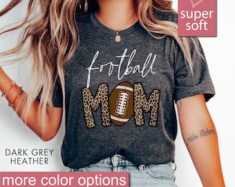 Voetbal moeder shirt voor moeder voor Moederdag, voetbal moeder T-shirt voor vrouwen, schattige voetbal moeder tshirt, Moederdag cadeau voor voetbal moeder
