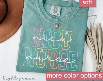 Comfort Colors® Nicu Shirt, Nicu Nurse Gifts, Nicu Crew Shirts, Nicu Tshirt, Nicu Team Shirt, Nicu Nurse Life, Neonatal Intensive Care Unit