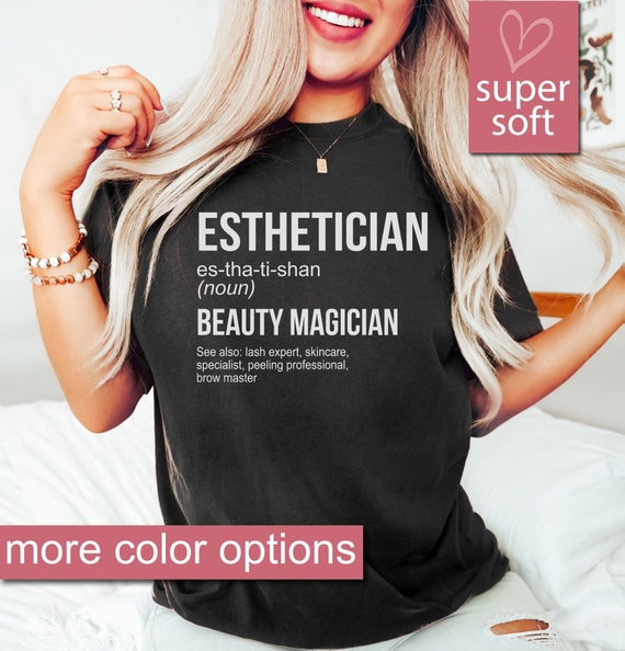 Womens Esthetician T-Shirt Cosmetic Makeup Gift Womens Esthetician T-Shirt Cosmetic Makeup Gift