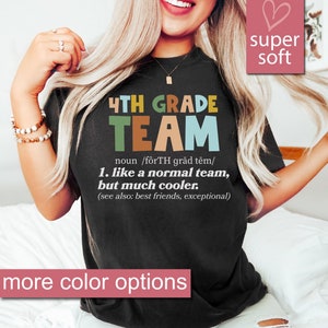 4th Grade Teacher Shirt, Teacher Shirts 4th Grade Team, Back To School Shirt,4th Grade Shirt, Fourth Grade Teacher Shirt, Fourth Grade Shirt