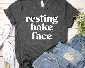 Resting Bake Face - Backen Shirt, Backen, Backgeschenke, Backgeschenk, lustiges Bäcker Shirt, Cookie Shirt, Backen Premium Herren Damen Unisex Shirt