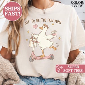 Zum Mimi Comfort Colors® Shirt befördert - Tolles Muttertagsgeschenk für die neue Oma oder Nana