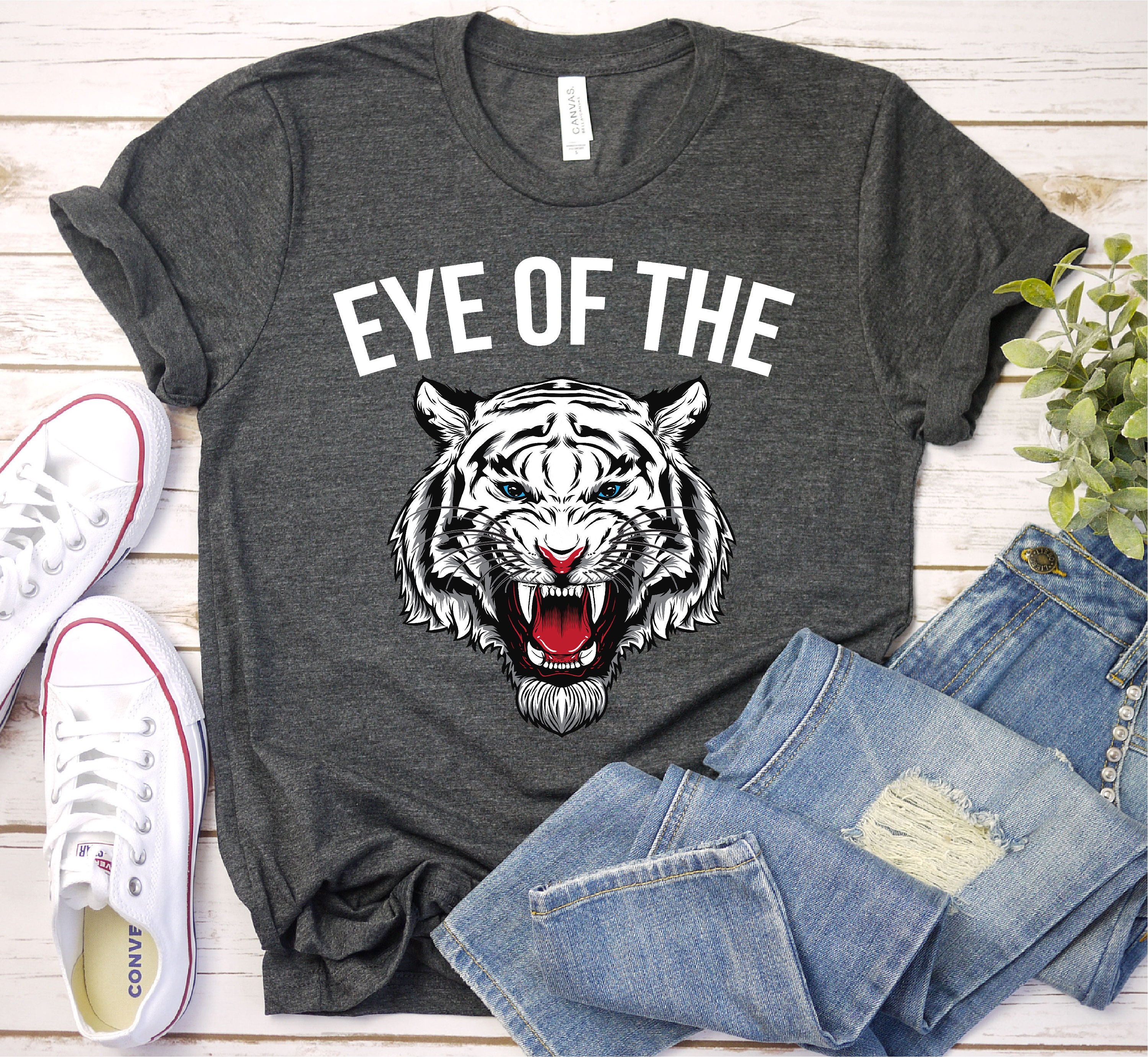 Eye of the Tiger Shirt Animal Shirt 