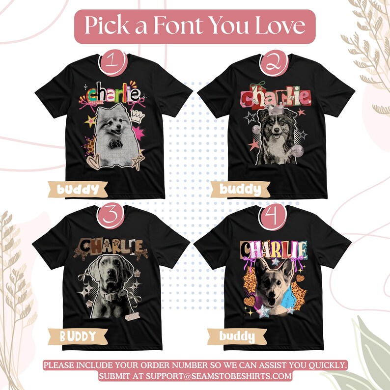 Comfort Colors® Custom Dog Shirt, Custom Pet Shirt, Retro Pet Shirt, Dog Remembrance Gift, Retro Y2K Ransom image 8