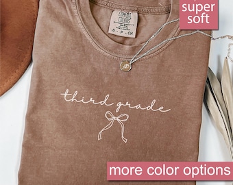 Comfort Colors® Third Grade Teacher Shirt, 3rd Grade Teacher Shirt, 3rd Grade T-Shirt, Third Grade TShirt, Elementary School, Teaching Shirt