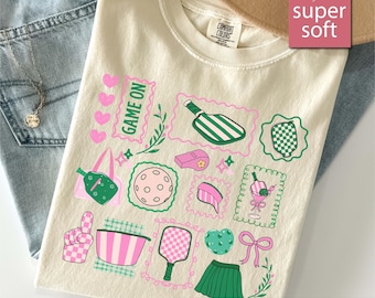 Comfort Colors® ピックルボールシャツ、ピックルボーラーギフト、ピックルボールシャツ、ピックルボール愛好家へのギフト、衣類