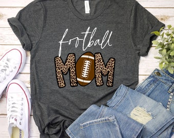 Voetbal moeder shirt voor moeder voor Moederdag, voetbal moeder T-shirt voor vrouwen, schattige voetbal moeder tshirt, Moederdag cadeau voor voetbal moeder