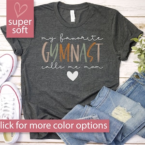 Gymnastics Mom Shirt, Gymnast Mom Tshirt, Gymnastic Gift, Game Day Senior Night, Gymnastics Mama Tshirt, Sports Mom T-Shirts, Mothers Day