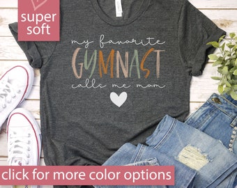 Gymnastics Mom Shirt, Gymnast Mom Tshirt, Gymnastic Gift, Game Day Senior Night, Gymnastics Mama Tshirt, Sports Mom T-Shirts, Mothers Day