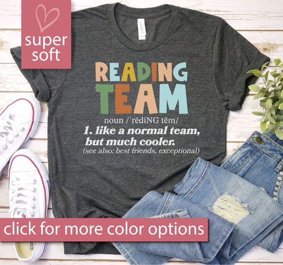 Teacher Reading Read In Color Book T-Shirt Teacher Reading Read In Color Book T-Shirt