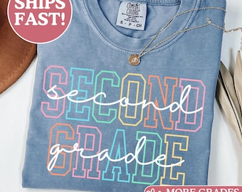 Comfort Colors® Zweite Klasse Lehrer Shirt, 2te Klasse Shirt, 2te Klasse Lehrer Shirt, 2te Klasse T-Shirt, Zweite Klasse T-Shirt, Grundschule