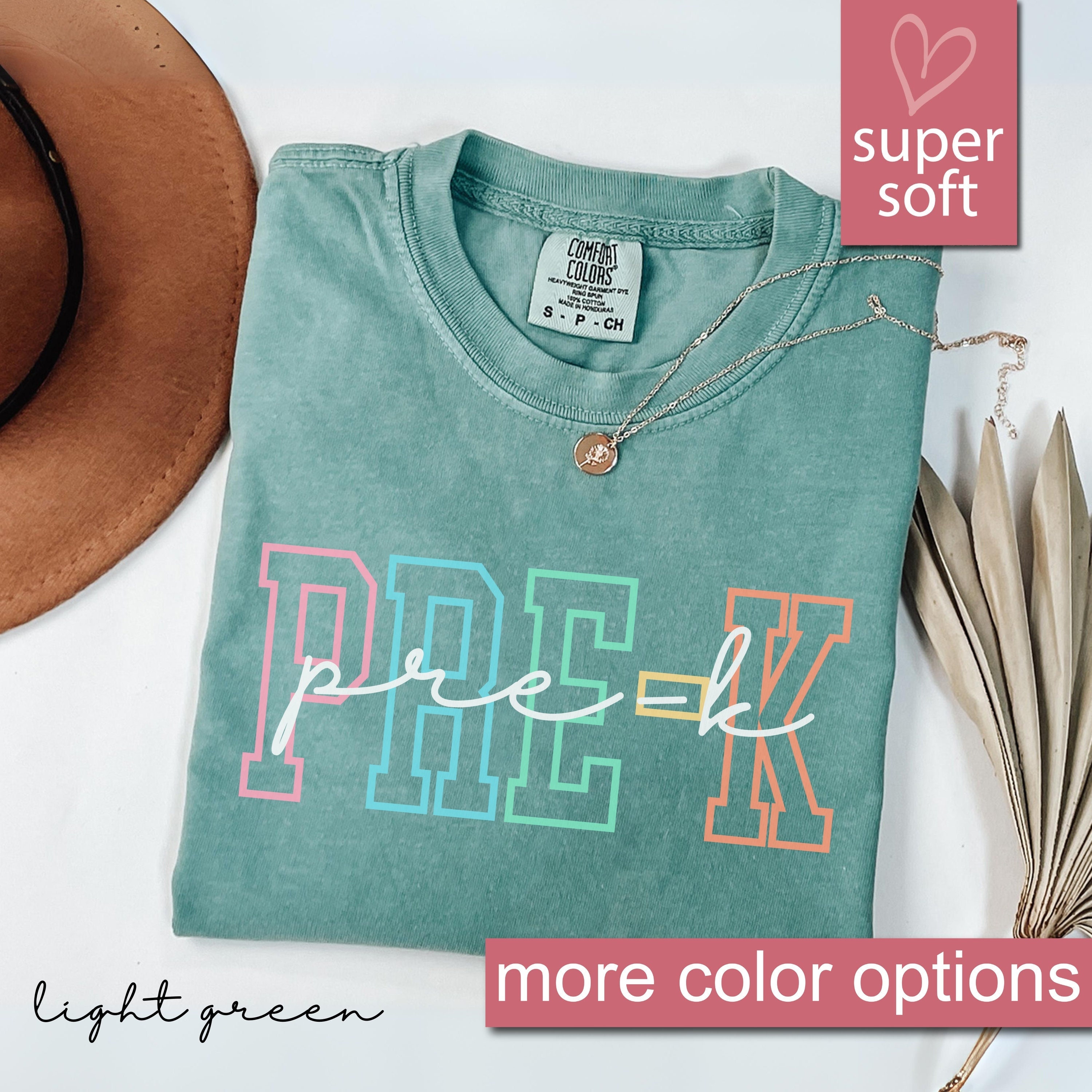 Comfort Colors® Pre-K Teacher Shirt, Pre-K Squad, Preschool Crew, PreK Teacher Shirt, Pre-K Teacher Team Shirts, PreK TShirt, Pre K T-Shirt