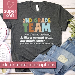 Second Grade Teacher Shirt, 2nd Grade Teacher T-Shirt, Cute Second Grade Shirt, Second Grade Teacher Tee, 2nd Grade Teacher Team Shirt