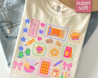 Camiseta divertida para hornear Comfort Colors®, camiseta de panadero casero, regalo para mamás reposteras, camiseta para mamás galleteras