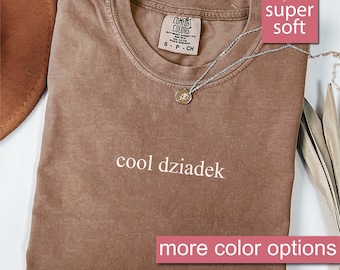 Comfort Colors® Cool Dziadek Shirt, Cool Dziadek Club Shirt, New Dziadek Shirt, Fathers Day Gift, Best Dziadek Shirt, Favorite Dziadek Gift
