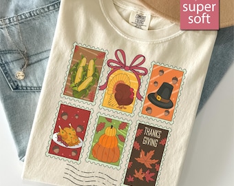 Comfort Colors® Thanksgiving Shirt, Pumpkin Shirt, Turkey Day Shirts, Fall Shirt, Fall Gift, Friendsgiving Shirt, Holiday Shirts, Autumn