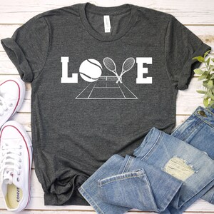 Love Tennis Shirt, Valentines Day Gift For Him, Tennis Mom Shirt, Tennis Gift For Women, Sports Mom Shirt, Sports Friend Shirt, Gift For Her
