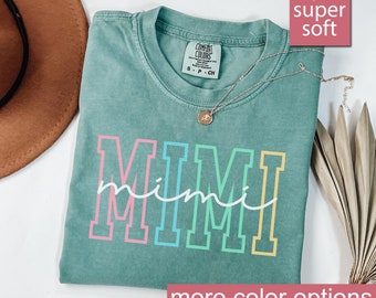 Comfort Colors® Mimi Shirt, Mimi T-Shirt, Mimi Tee, süßes Mimi Shirt, Geschenk für Mimi, Oma Geschenk, Großmutter Shirt, Oma Mimi Gigi Tee