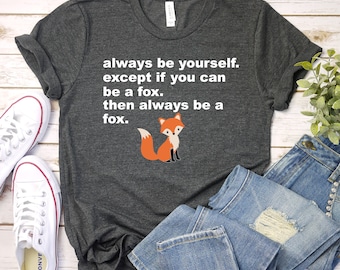 Camisa Fox, Regalo Fox, Regalo Fox Lover, Camisa Fox Lover, Regalo para Fox Lover, Tema del bosque, Regalo de adopción Fox, Camisa unisex premium hombres mujer