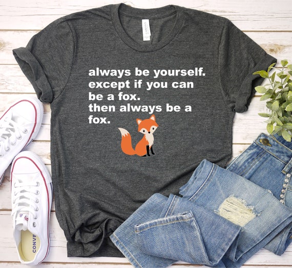 Fox Shirt, Fox Gift, Fox Lover Gift, Fox Lover Shirt, Gift for Fox Lover, Forest Theme, Fox Adoption Gift, Premium Men Woman Unisex Shirt