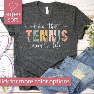Tennis Gifts, Tennis Gift, Tennis Mom Shirt, Game Day Tennis Shirt, Senior Tennis Mama Tshirt, Sports Mom T-Shirts, Mothers Day Gift For Mom