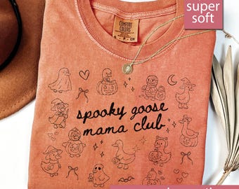 Chemise de maman effrayante Comfort Colors®, chemise d'Halloween pour maman, chemise de maman d'Halloween, chemise d'Halloween, chemise de maman d'Halloween, maman d'Halloween effrayante