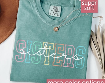Comfort Colors® Schwestern Shirt, Schwester Geschenk von Schwester, große Schwester Shirt, kleine Schwester Shirts, Lil Sis Tshirt, Schwester Shirts für Frauen