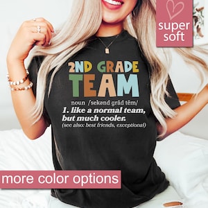 Second Grade Teacher Shirt, 2nd Grade Teacher T-Shirt, Cute Second Grade Shirt, Second Grade Teacher Tee, 2nd Grade Teacher Team Shirt